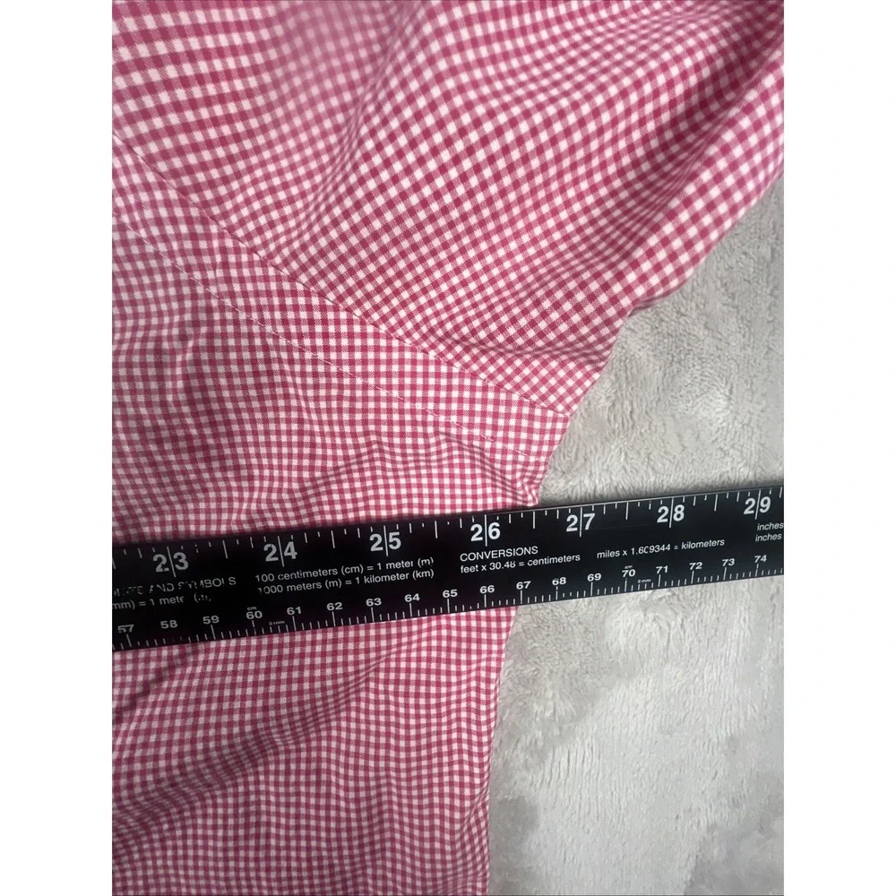 RALPH LAUREN Custom Fit Red And White Gingham Button Down Shirt  Size XXL - Picture 7 of 12
